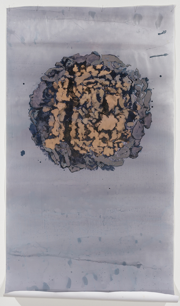 Enzyme Print, 2016, 86 x 42 ins.