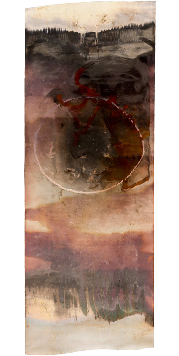 Rust, 2014, 113 x 42 ins.